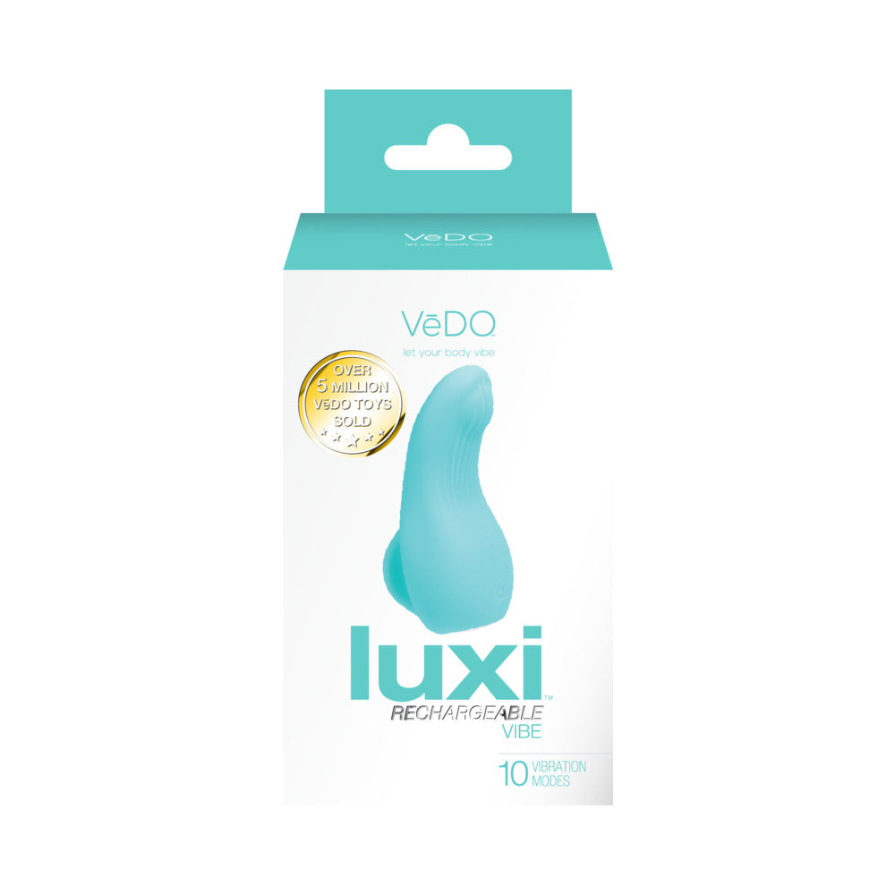 VeDO Luxi Rechargeable Clitoral Finger Vibe Turquoise