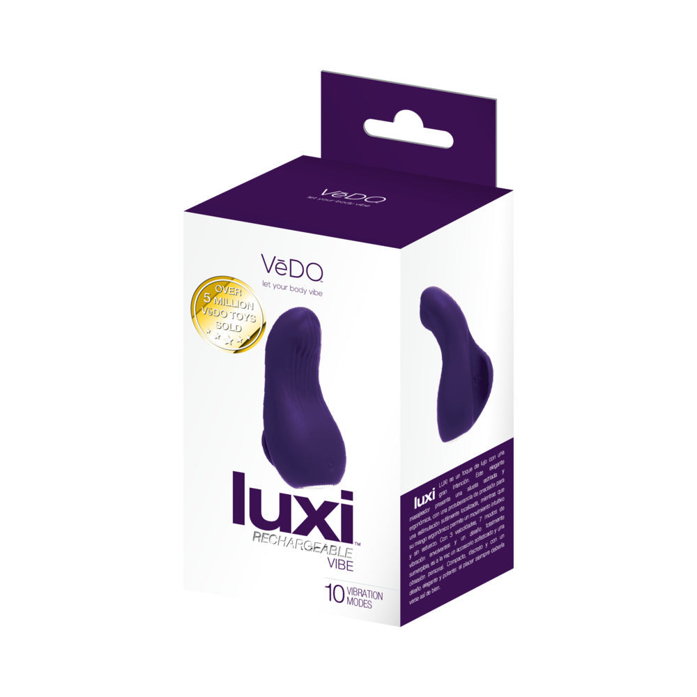VeDO Luxi Rechargeable Clitoral Finger Vibe Purple