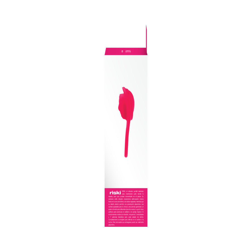 VeDO Riski Rechargeable Clitoral Vibe For Couples Pink