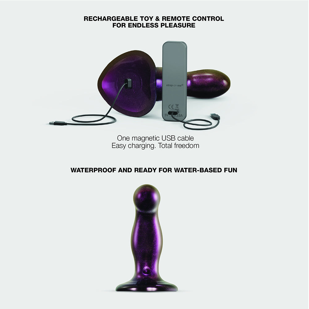 Strap-On-Me Fingering & Vibrating Dildo M Purple