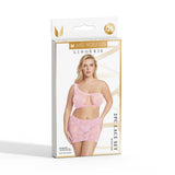 Me You Us Lace 2-Piece Set Pink Queen Size