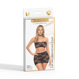 Me You Us Checkerboard 2-Piece Set Black O/S