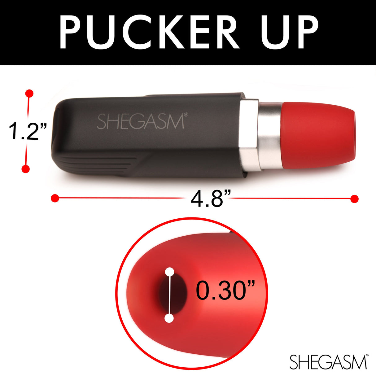 Pocket Pucker 10X Lipstick Clit Stimulator