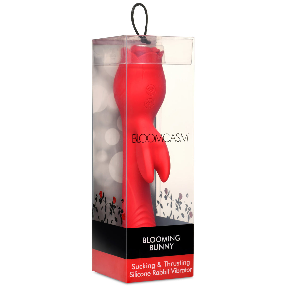 Blooming Bunny Sucking & Thrusting Silicone Rabbit Vibrator