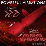 Pleasure Rose 10X Silicone Wand w/ Rose Attachment