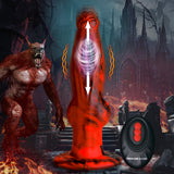 Hell Wolf Thrusting & Vibrating Silicone Dildo