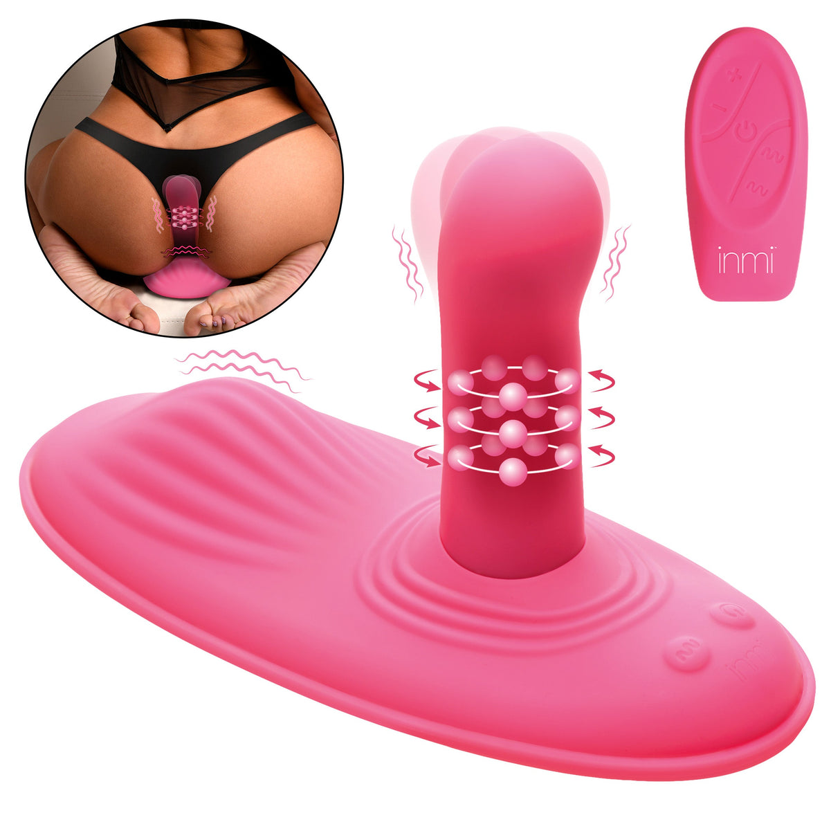 Spin 'N' Grind Rotating & Vibrating Silicone Grinder