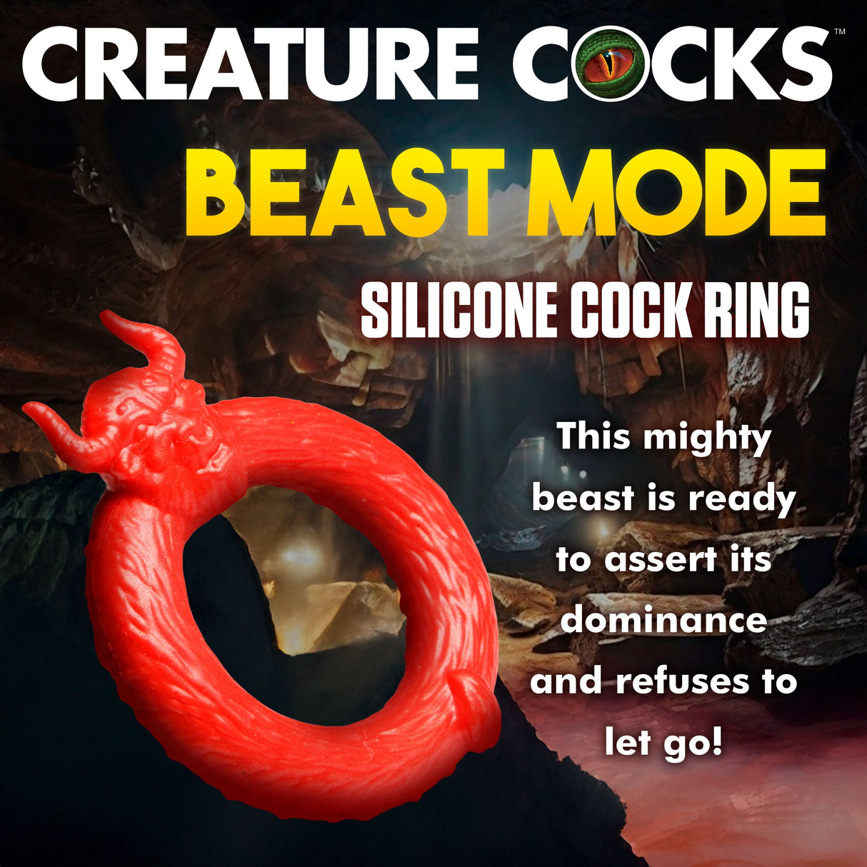 Beast Mode Silicone Cock Ring