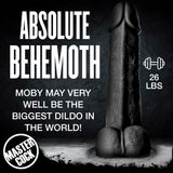 Moby 2 Foot Tall Super Dildo - Black