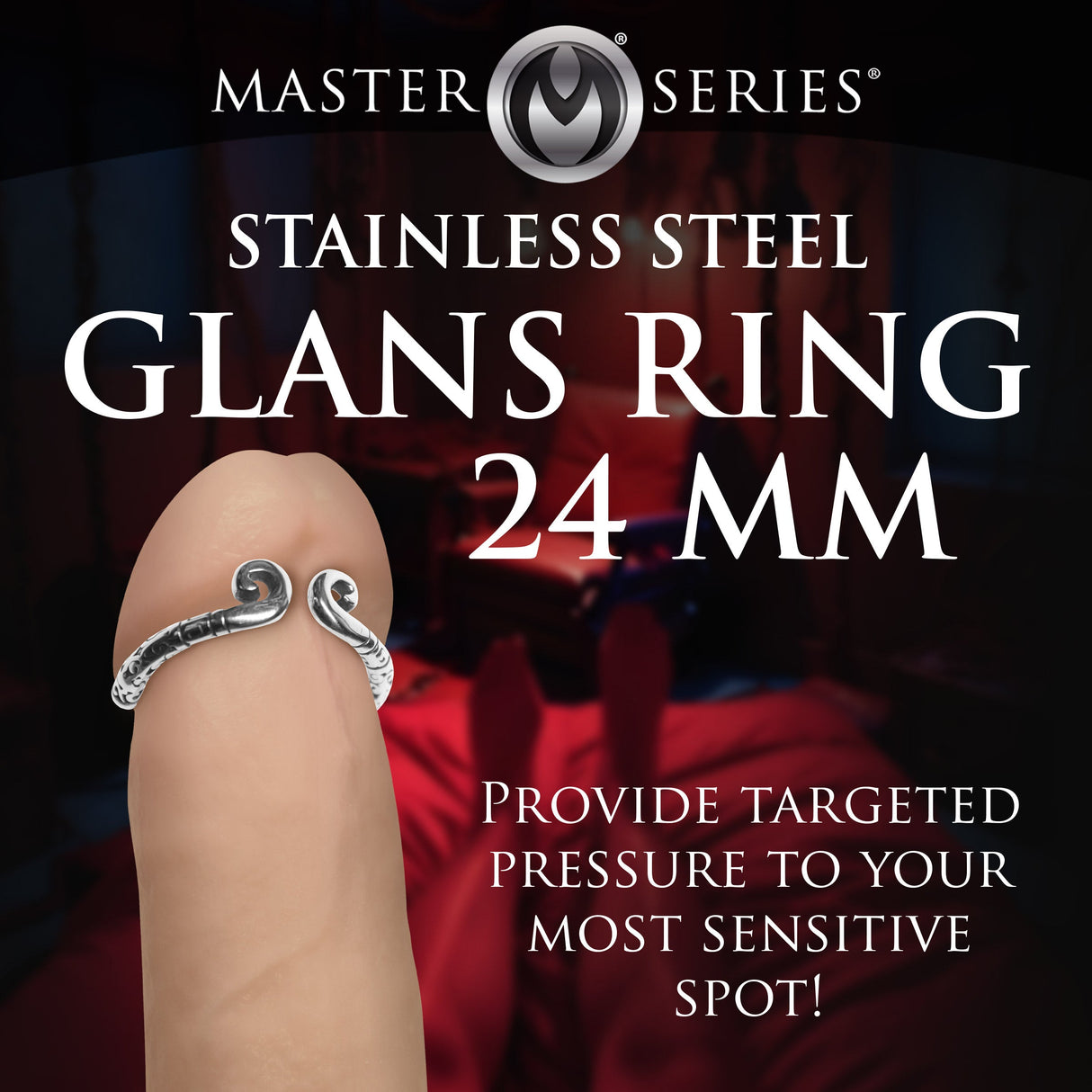 Kingpin Stainless Steel Glans Ring 24mm