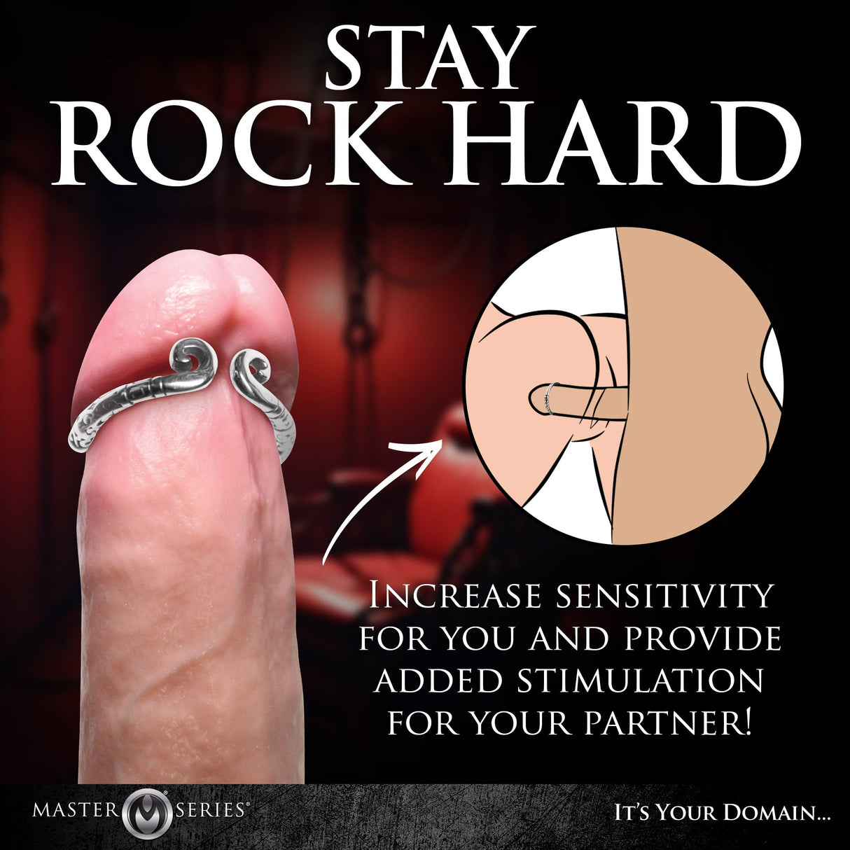 Kingpin Stainless Steel Glans Ring 30mm