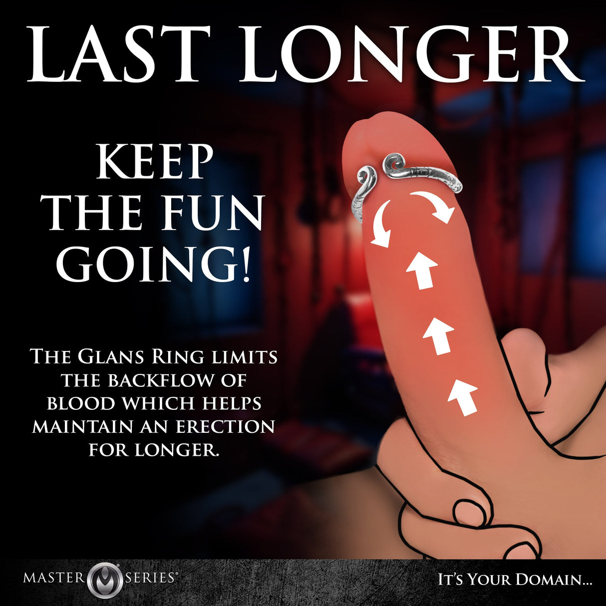 Kingpin Stainless Steel Glans Ring 30mm