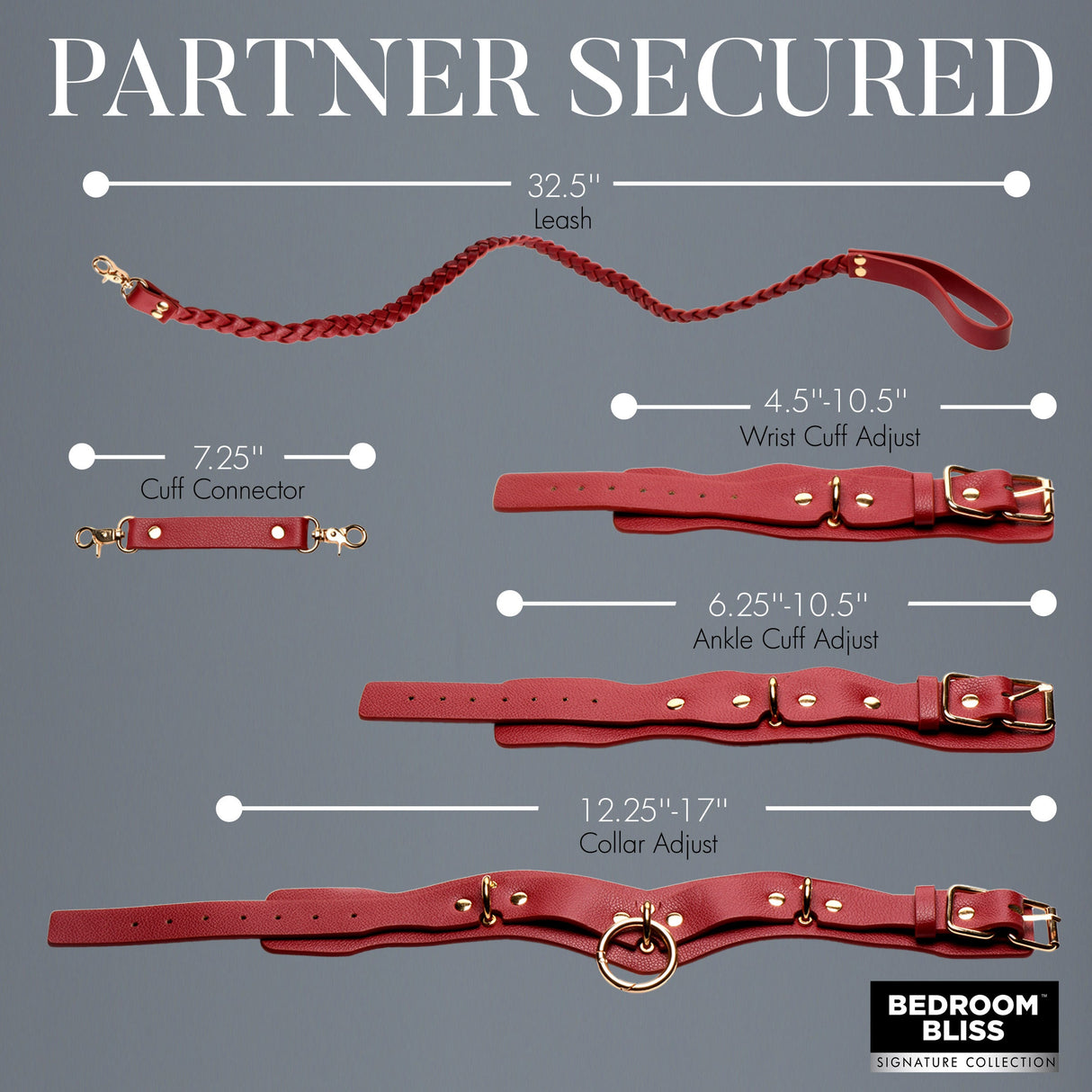 Lover's Restraints Set - Red