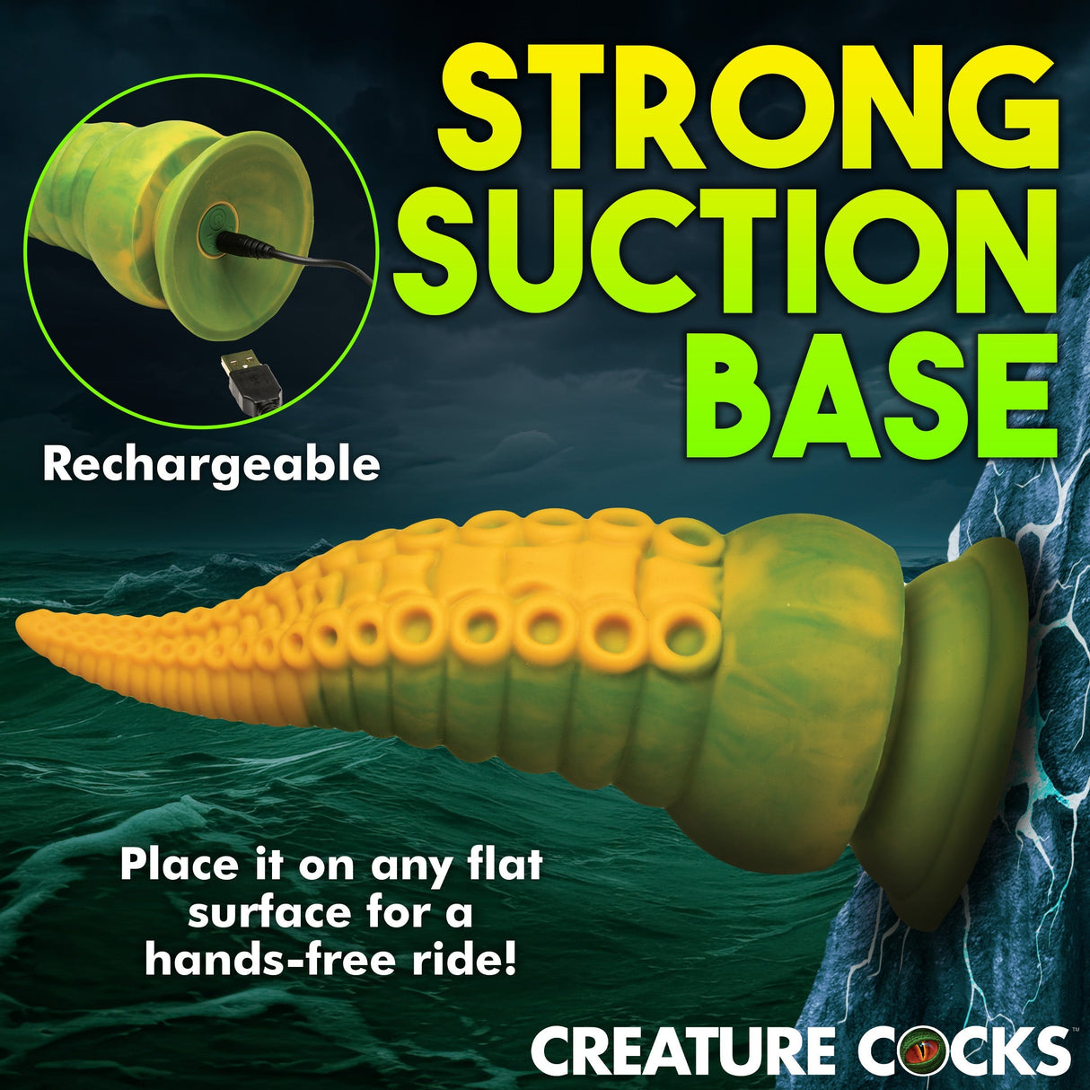 Monstropus 2.0 Vibrating Tentacle Silicone Dildo