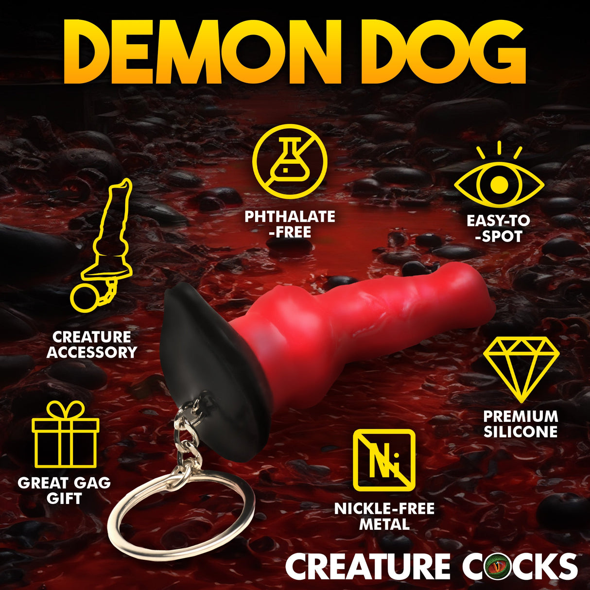 Hell-Hound Keychain