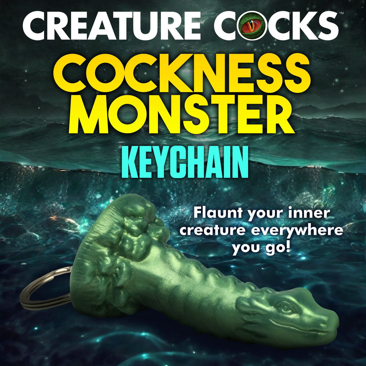 Cockness Monster Keychain