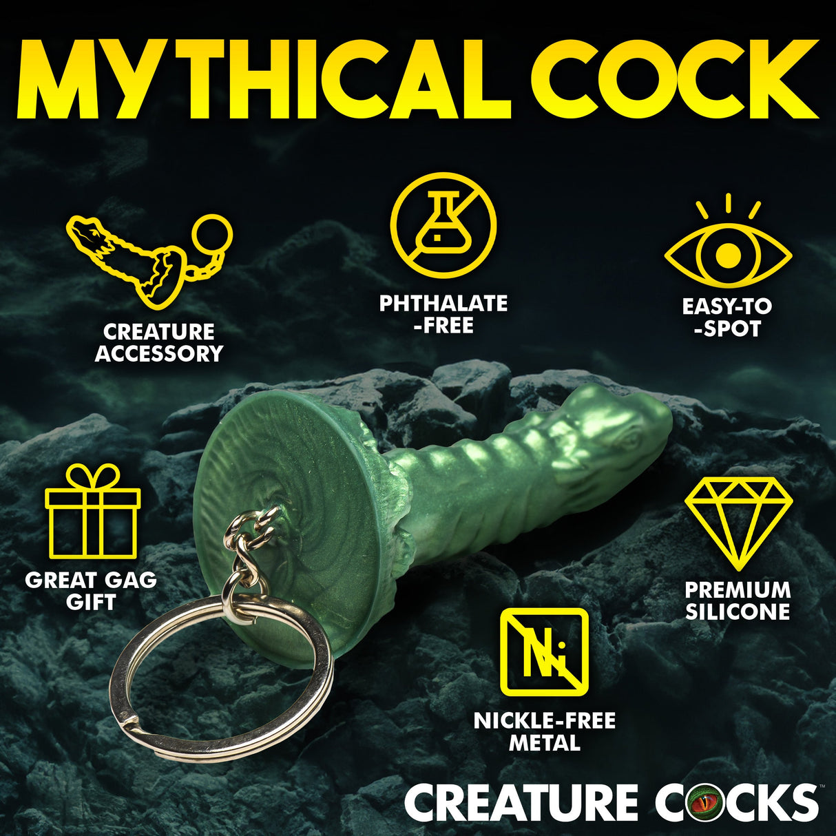 Cockness Monster Keychain