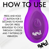 G-Spot Silicone Vibrator - Purple