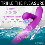 Thrust Wave Thrusting & Sucking Rabbit Vibrator