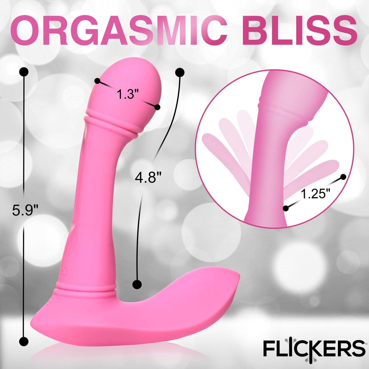 G-Flick Flicking G-Spot Vibrator w/ Remote