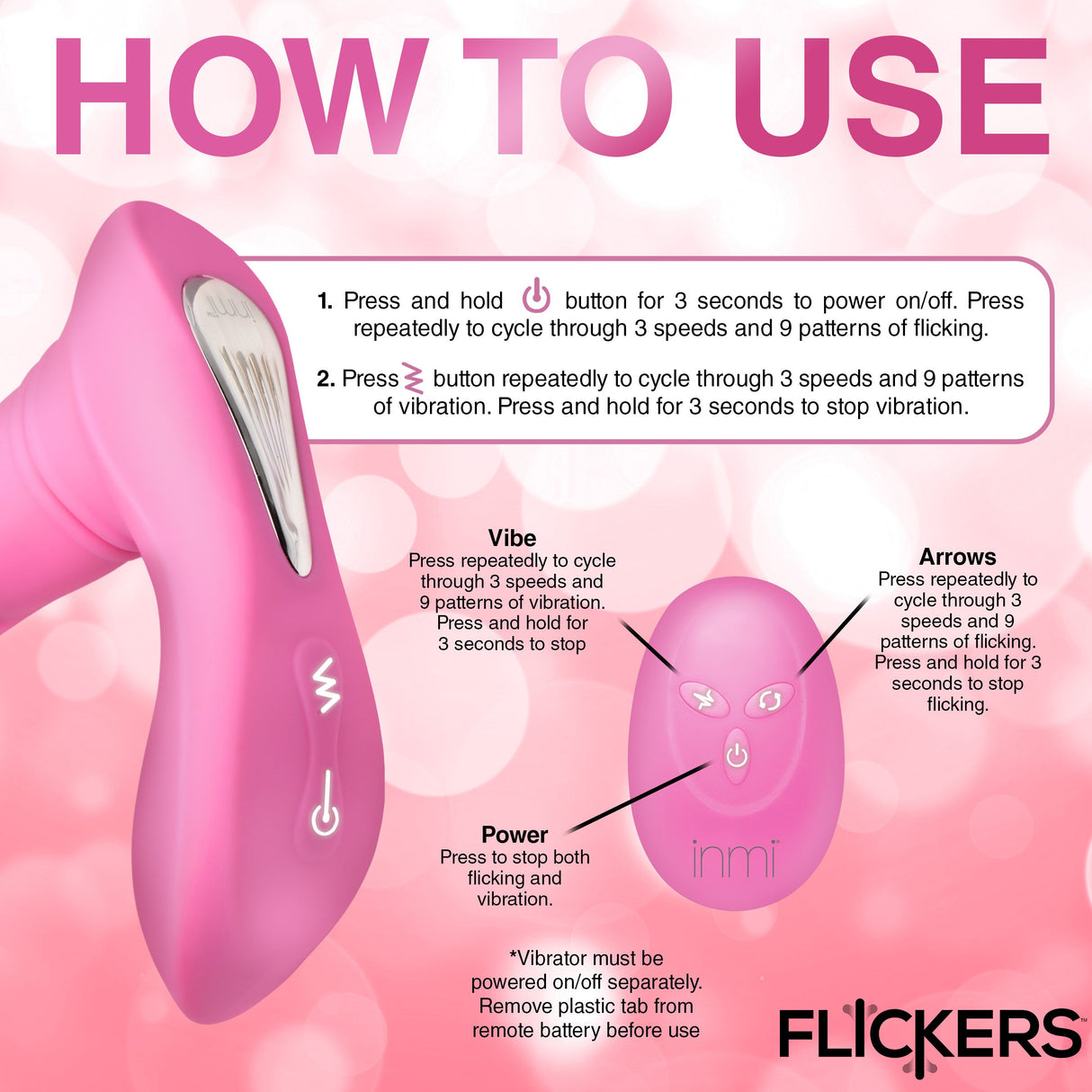 G-Flick Flicking G-Spot Vibrator w/ Remote