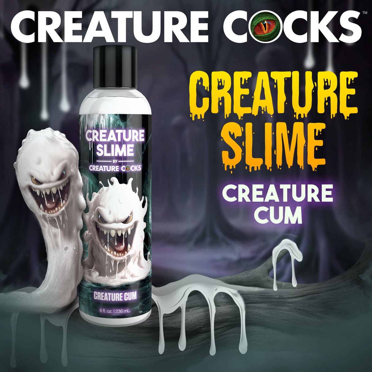 Creature Slime Creature Cum Unscented Jizz Lubricant 8oz