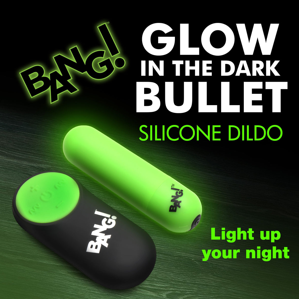 28X Glow-in-the-Dark Bullet w/ Remote