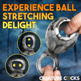 Night Prowler Silicone Penis Sleeve + Ball Stretcher- Large