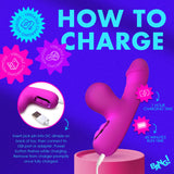 Mini Suction Rabbit Vibrator - Purple