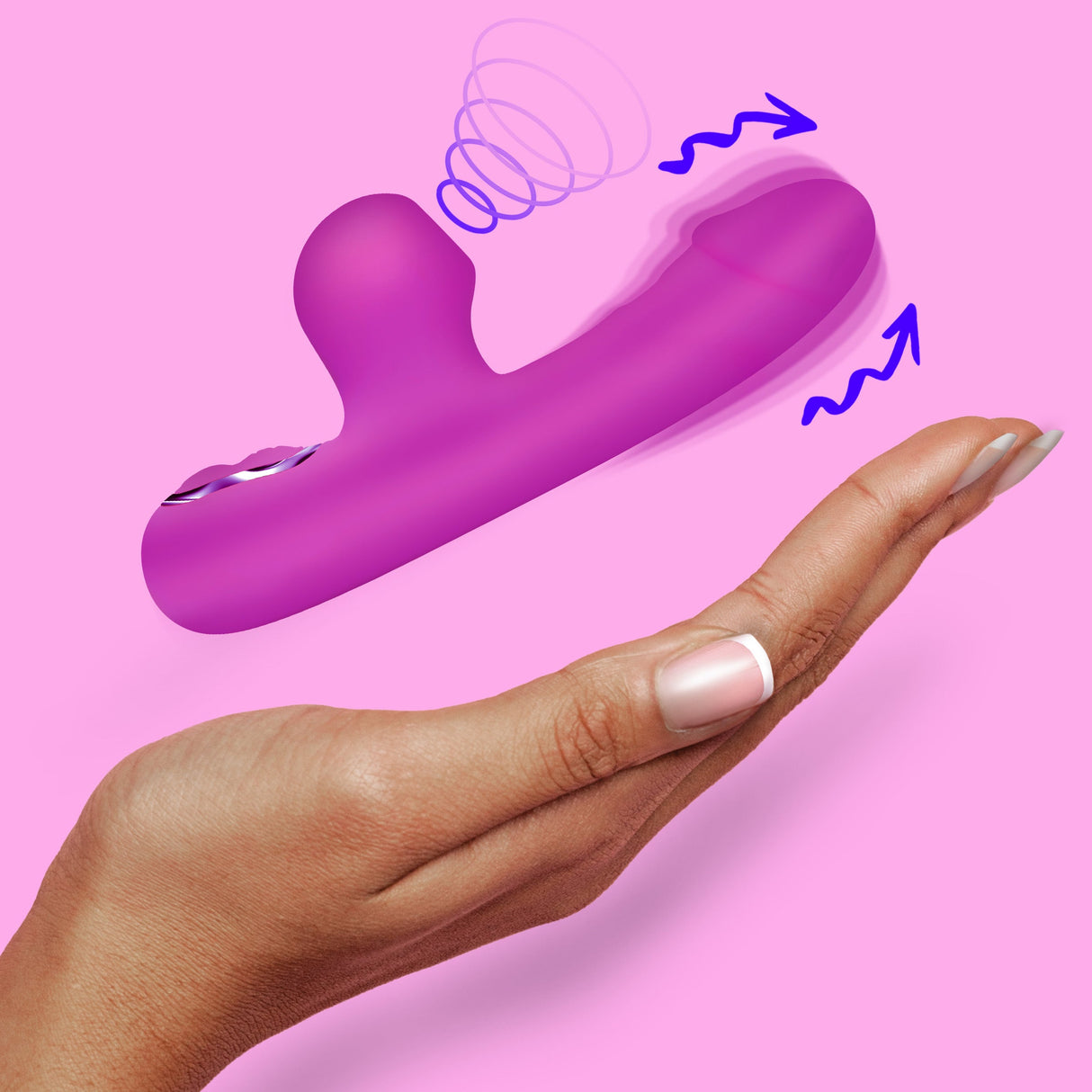 Mini Suction Rabbit Vibrator - Purple