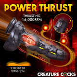 Cyborg Cock Thrusting & Vibrating Silicone Dildo