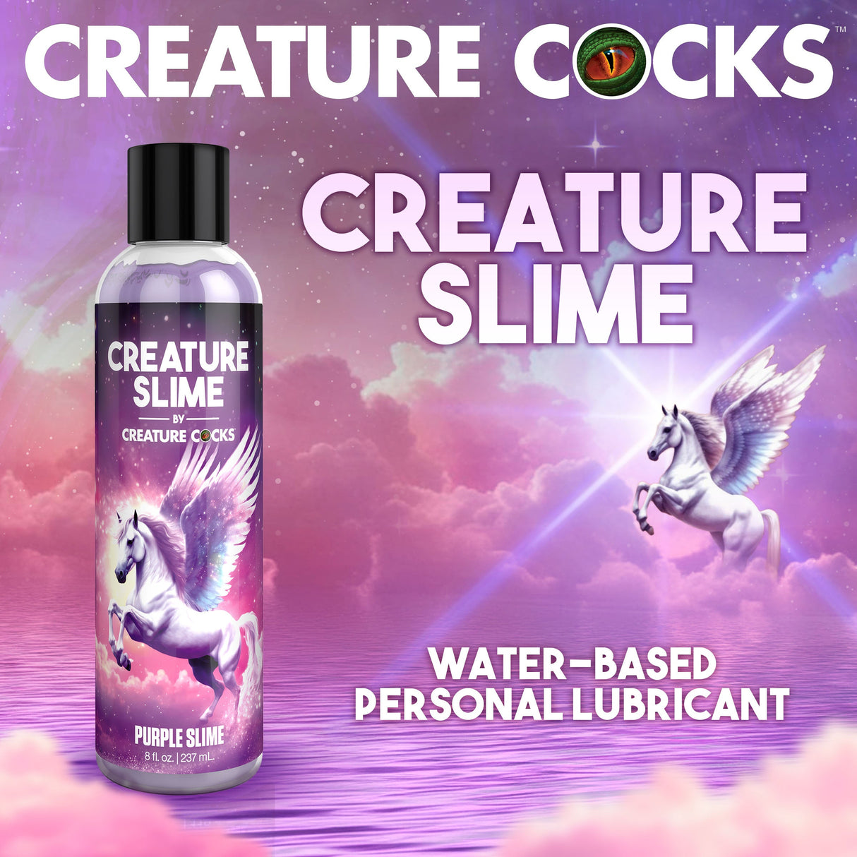 Creature Slime Purple Slime Water-Based Lubricant 8oz