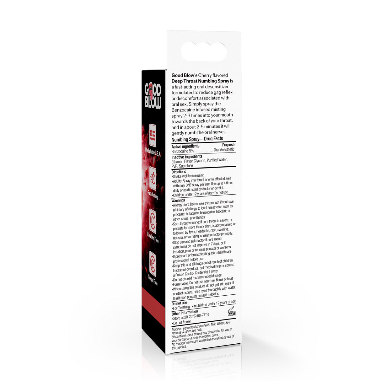 Deep Throat Cherry Numbing Spray 2oz