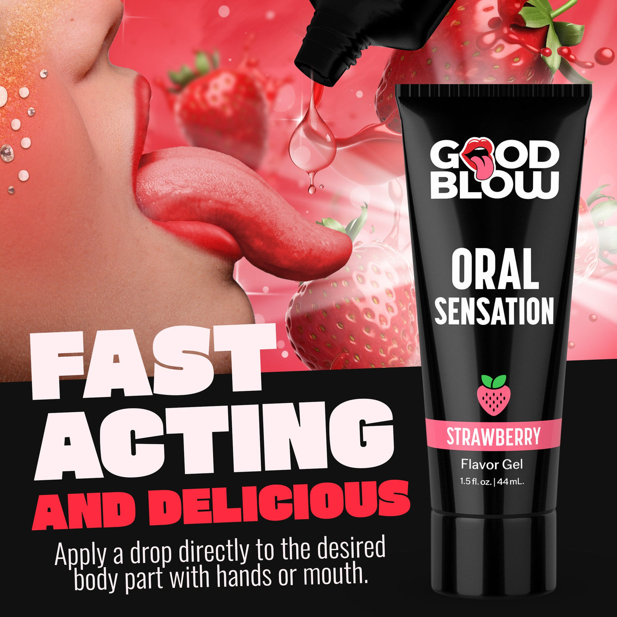 Oral Sensation Strawberry Flavor Gel