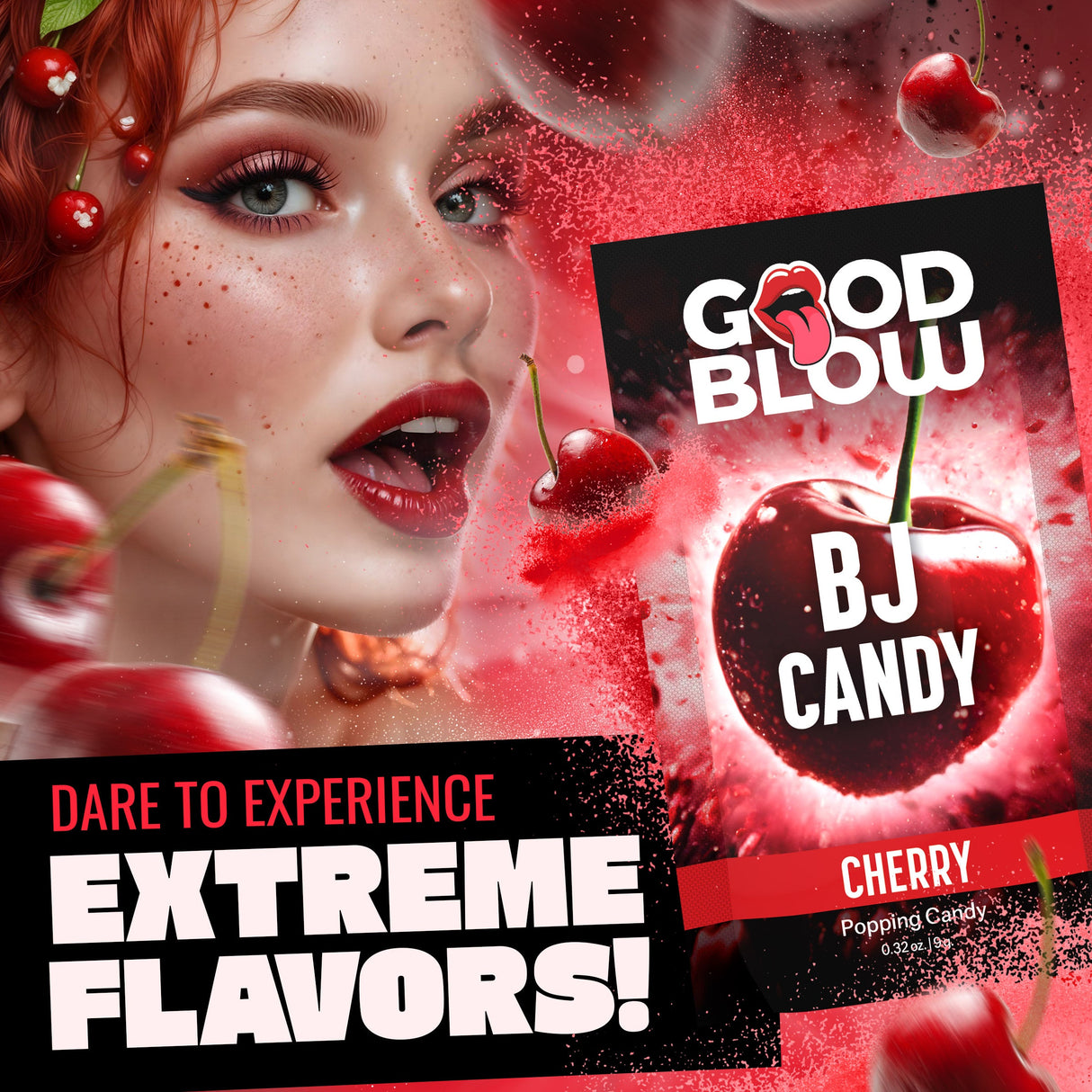 Good Blow Cherry Popping BJ Candy