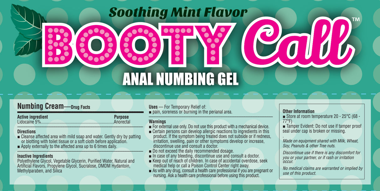 Booty Call Anal Numbing Gel