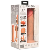 JOCK Real Skin 8" 10X Vibrating Realistic Skin Silicone Dildo