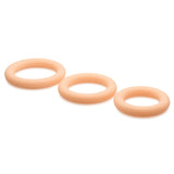 JOCK Discrete Silicone Cock Ring Set - Light