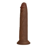 JOCK Real Skin 9.5" Silicone Dildo - Dark