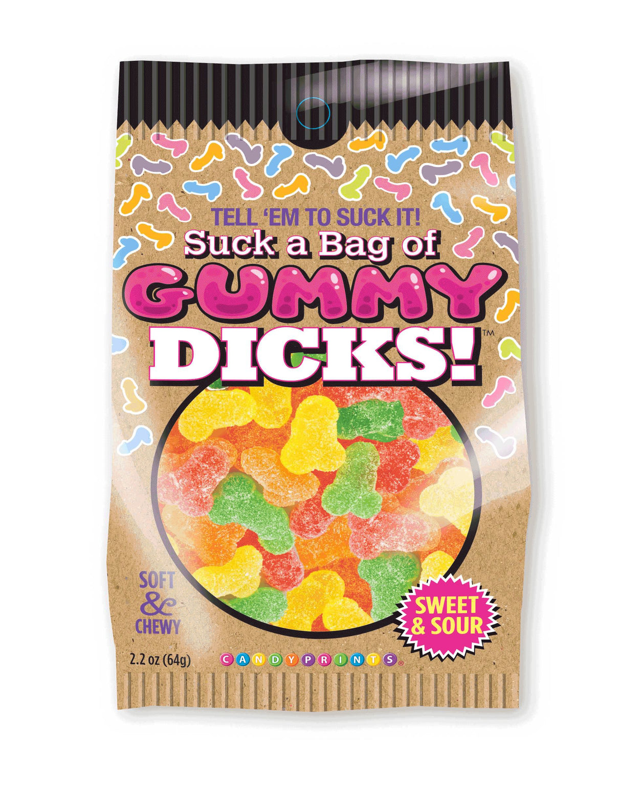 Suck A Bag Of Gummy Dicks 4oz Bag