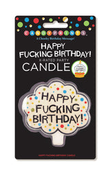 Happy Fucking Birthday Candle