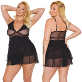 Coquette Babydoll & G-String-Black