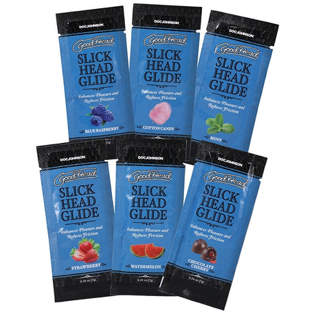 GoodHead Slick Head Glide Pack Of 6 0.24oz