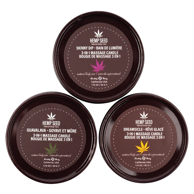 Massage Candle Trio 2oz