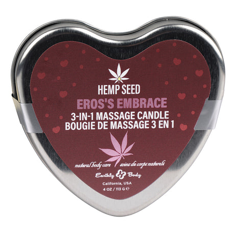Hemp Seed 3-in-1 Valentines Day Candles  4oz