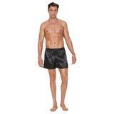 Charmeuse Satin Unisex Boxer Short-Black