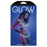 Glow Night Vision Bralette & Panty-Neon Green