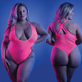 Glow Electric Haze Teddy-Neon Pink