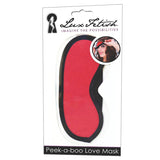 Lux Fetish Peek-A-Boo Love Mask