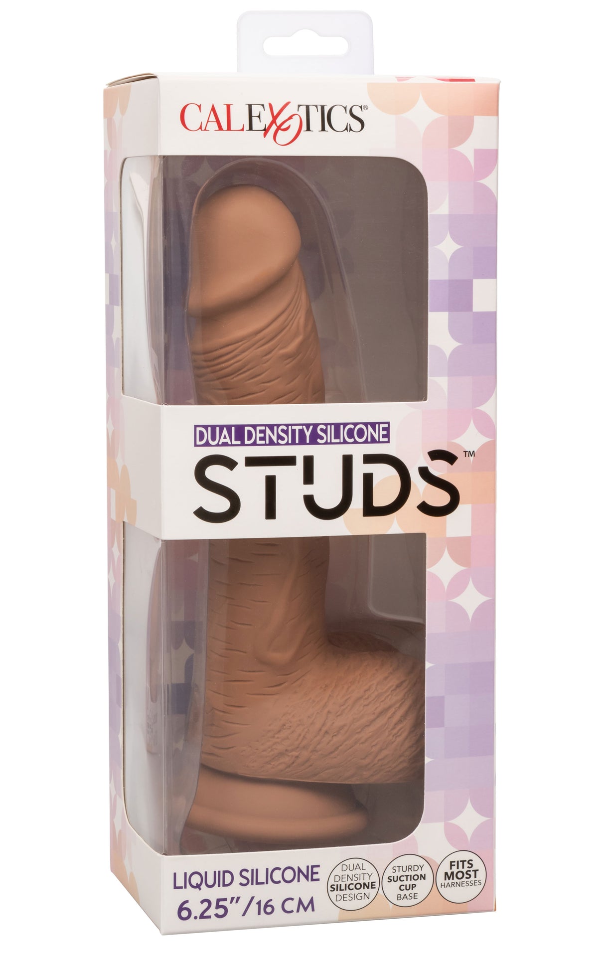 Dual Density Silicone Studs 6.25 Inch - Brown